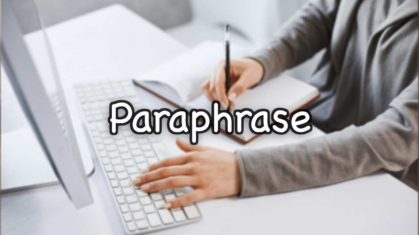 how to paraphrase